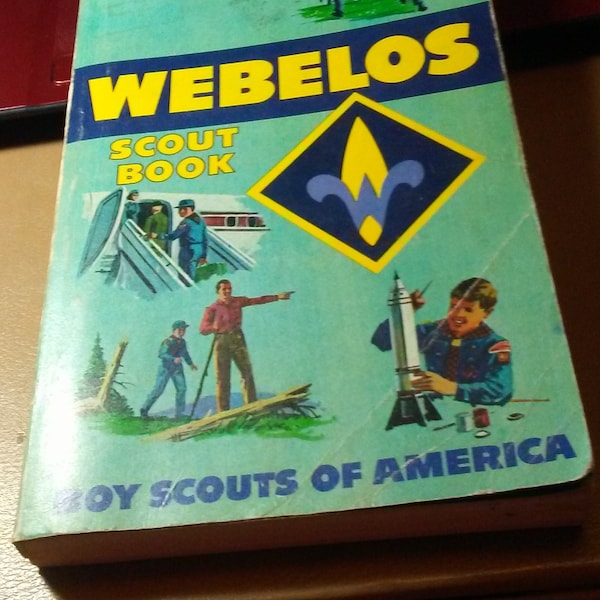Vintage Webelos Boy Scout Book