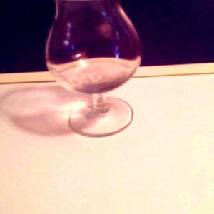 Vintage Mini Snifter, Clear Glass