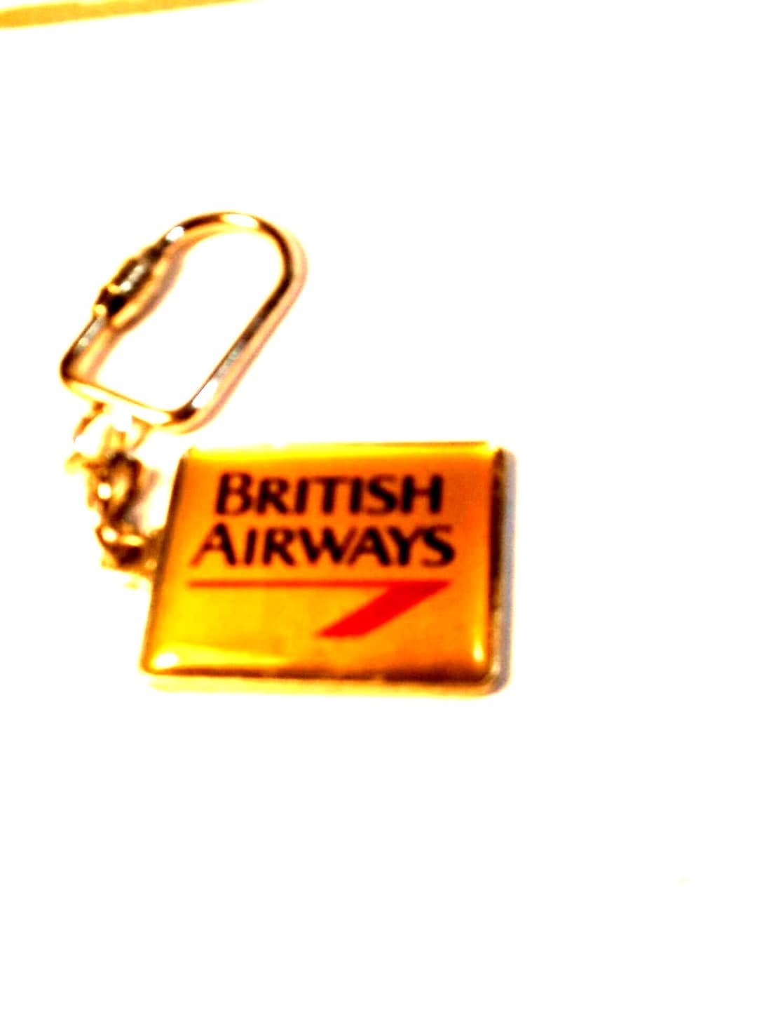 British Airways Keychain, Vintage Silver Toned Metal - Etsy