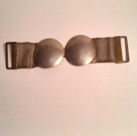 Vintage Unique Old Brass 2 Piece Belt Buckle. - image 1