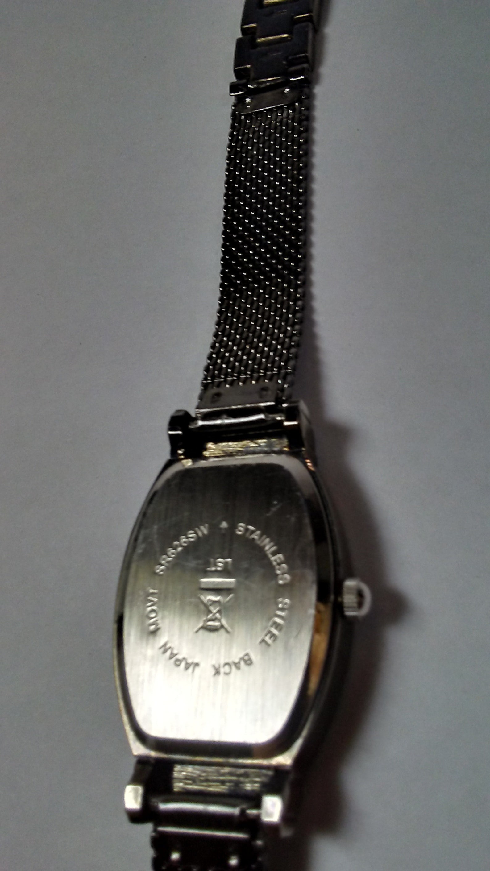 Black Elegant Ladies Wrist Watch. Metal Band. Watchface Has A Etsy