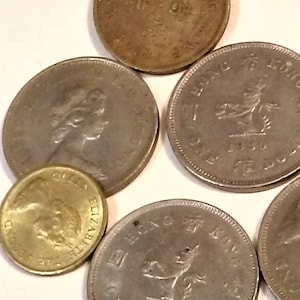 12 Coins From Hong Kong