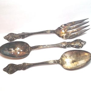 Vintage 3 Pieces International Deep Silver, Silver Plate; Serving Set.