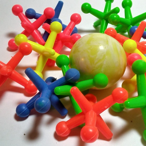 Jacks and Ball Set Etsy