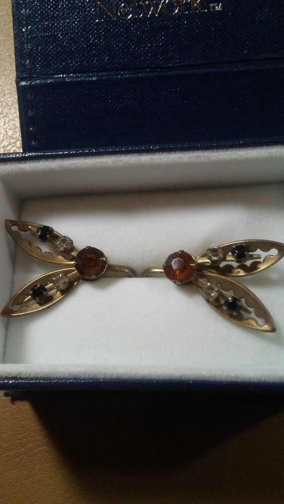 1940-50'S Vintage Mid-Century  Bug or Leaf Gold To