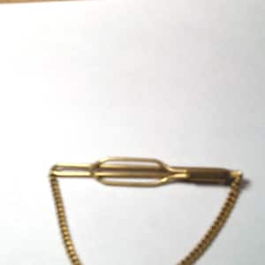 Old Tie Clip, Vintage 1940&#39;s. Button Fastener.
