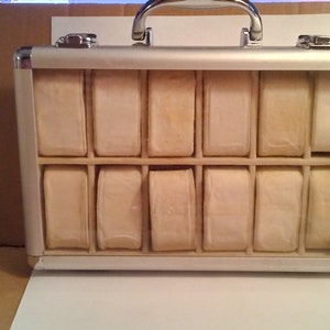 RTXCXBM091-BK Banuce Vintage Leather Briefcase For Men With Lock