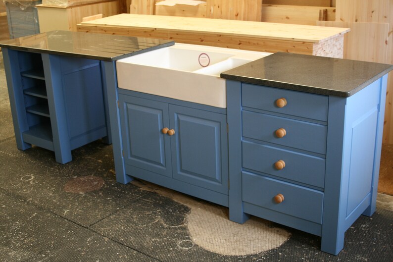 Freestanding Kitchen Sink Cupboard Etsy