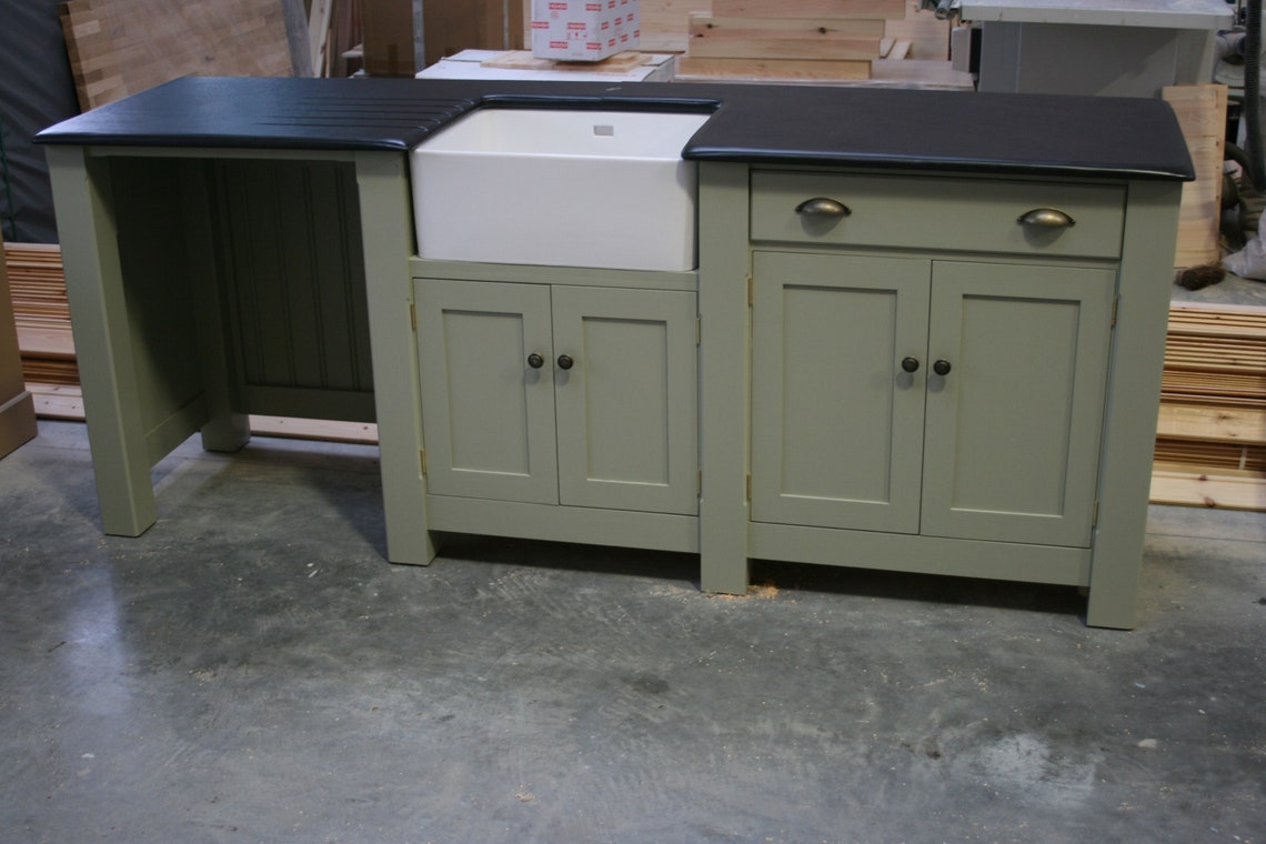 Freestanding Kitchen Sink Cupboard Etsy