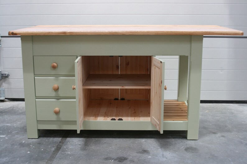 Freestanding Kitchen Island Etsy UK