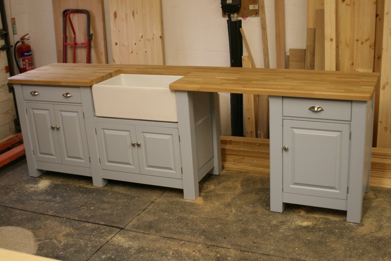 Freestanding Kitchen Sink Cupboard Etsy