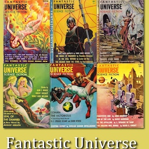 Fantastic Universe Magazines science fiction magazines 132 Issues PDF