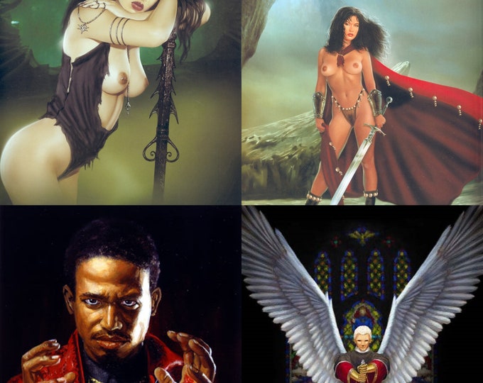 warriors dragons 9600 Fantasy image collection royalty free females