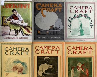 Revistas de fotografía antiguas de Camera Craft 1900: más de 300 números en formato PDF, Historia mundial de la fotografía