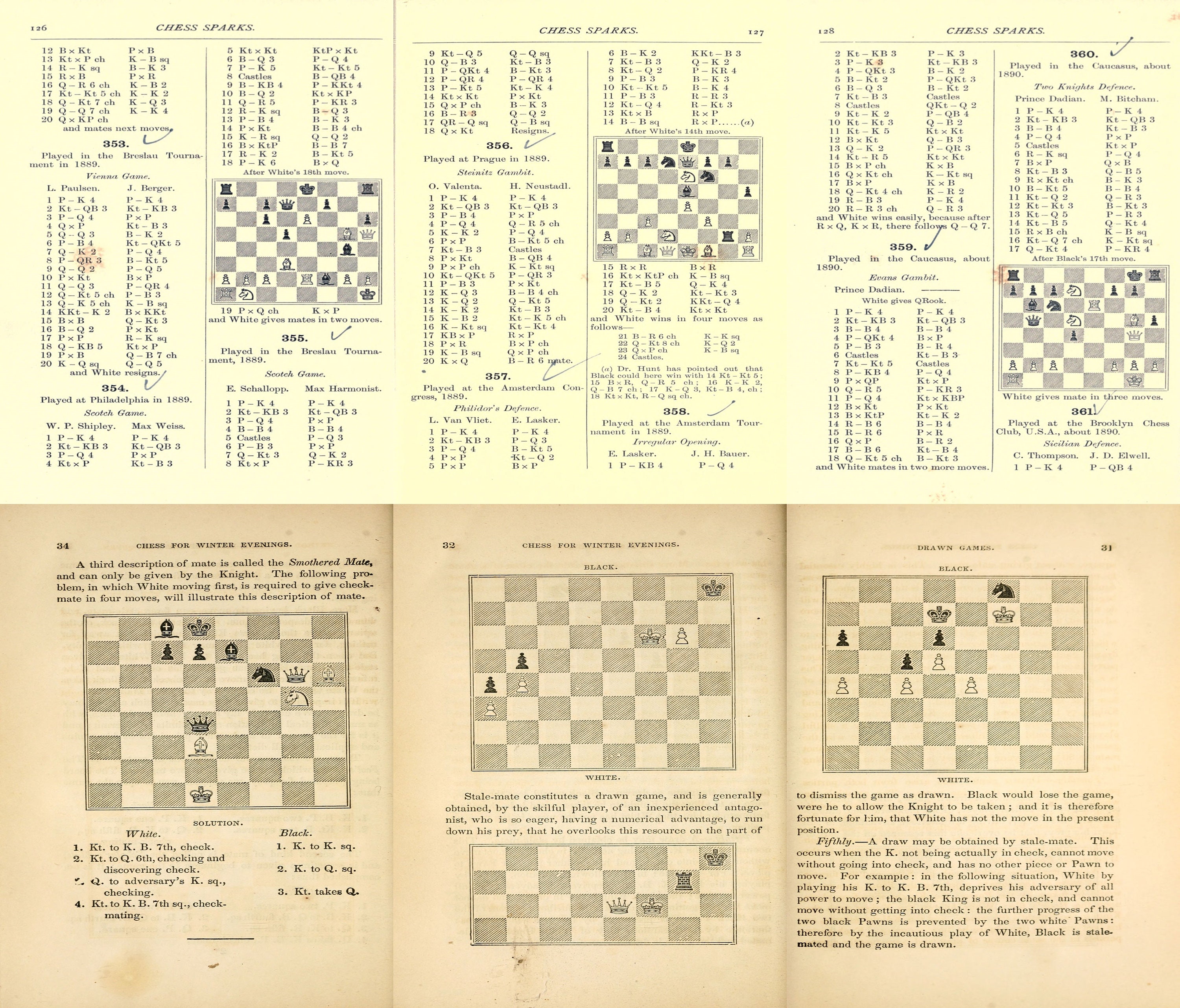 Vintage Chess eBooks collection. Chess manuals chess Etsy Polska