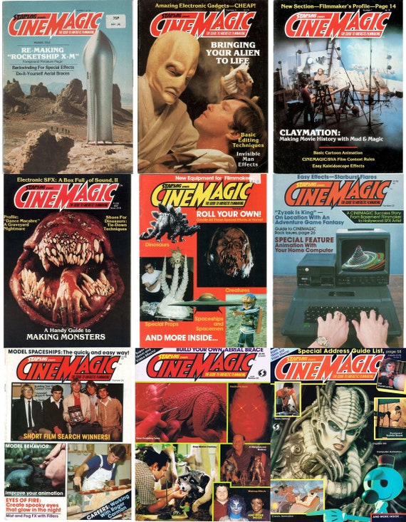 Starlog Presents Cinemagic Magazines The Guide To Fantastic Etsy