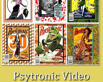 Psychotronic Video magazines 1-41 retro science fiction movie magazines