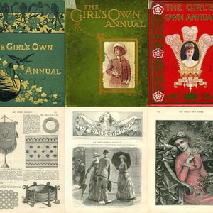 The Girls Own Annual: una raccolta di riviste 'The Girls Own Paper' dal 1880 al 1888. 4000 pagine, file PDF.