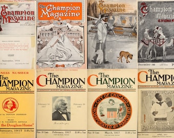Vintage Black Geschichte: Das Champion-Magazin, 1916-1917 (PDFs)