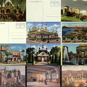 Over 600 Vintage postcards of Castles and Palaces around the world. Picturesque scenes of the past to enjoy.