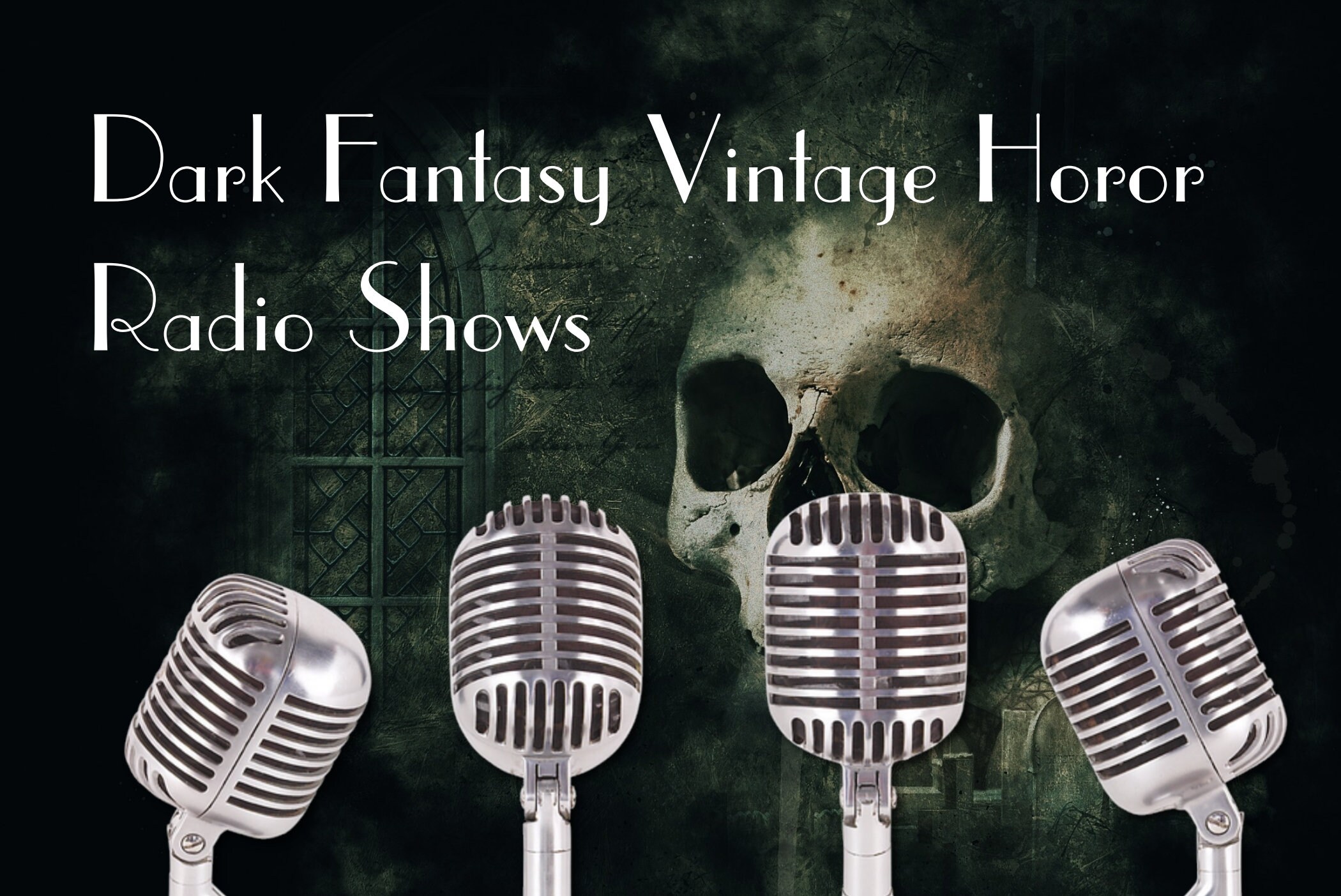 Dark Fantasy vintage horror radio shows 27 episodes 11 hours Etsy España