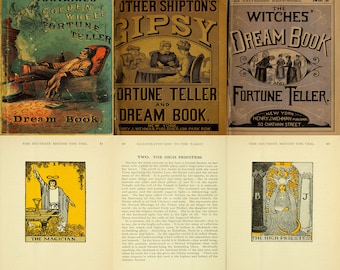 Tarot antiguo, adivinación, hojas de té, quiromancia, místicos, cartomancia (17 libros en PDF)