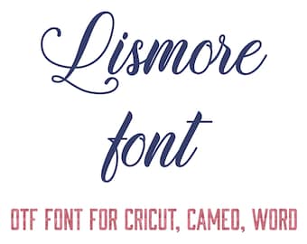 Download Free Lismore Font Cursive Font Calligraphy Font Handwritten Font Cursive Alphabet Letters Cursive Font For Cricut Fonts PSD Mockup Template