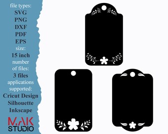 Download Floral Tags Svg Etsy
