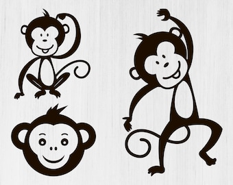 Download Monkey svg | Etsy