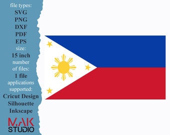 Philippines Flag Svg Etsy Philippines Flag Svg Etsy