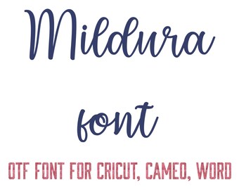 Mildura font Cursive font Calligraphy font Handwritten font Cursive alphabet letters Cursive font for Cricut Fonts otf Font otf Mildura otf