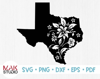 Download Texas Floral Svg Etsy