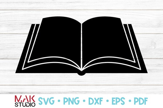 Download Book Svg Book Svg Files Open Book Svg Library Svg School Svg Etsy