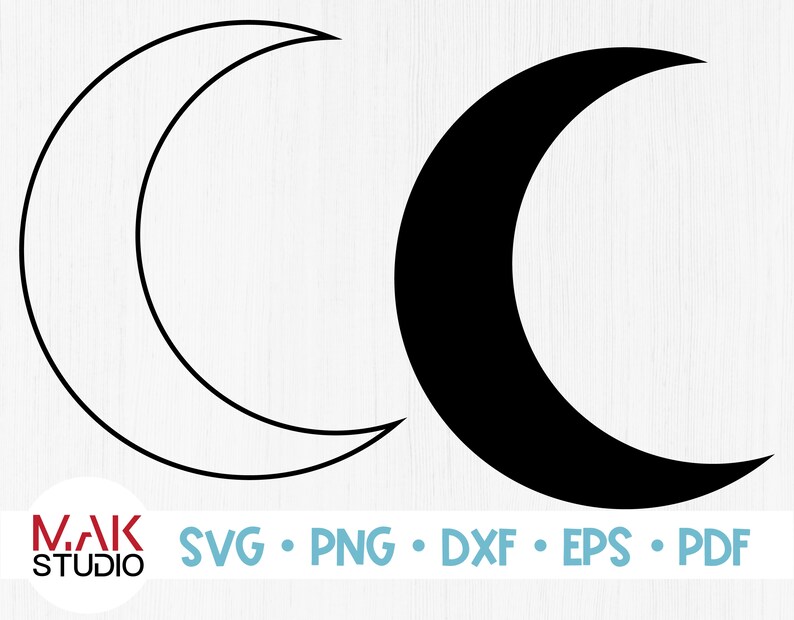 Download Moon Svg Moon Dxf Moon Eps Crescent Moon Svg Moon Cut Files Moon Silhouette Moon Clipart Moon Png Moon Clip Art Moon Pdf Commercial Use Clip Art Art Collectibles Keyforrest Lt
