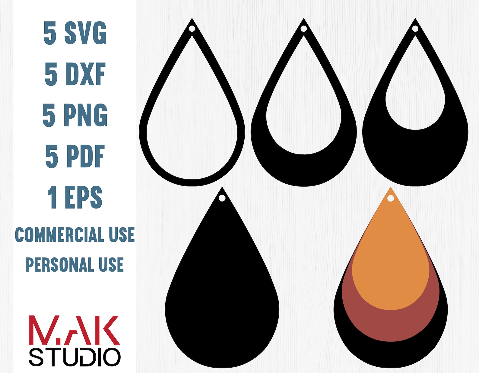 Teardrop svg Teardrop svg files Teardrop template Teardrop Etsy