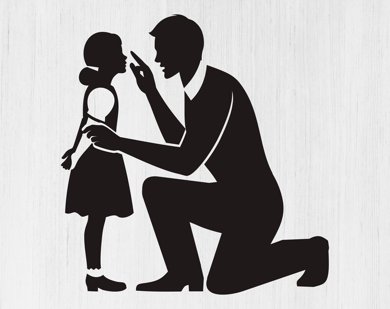 Download Family Svg Father And Daughter Svg Family Svg File Family Silhouette Family Image Family Png Instant Download Family Cricut Family Cut Files Clip Art Art Collectibles