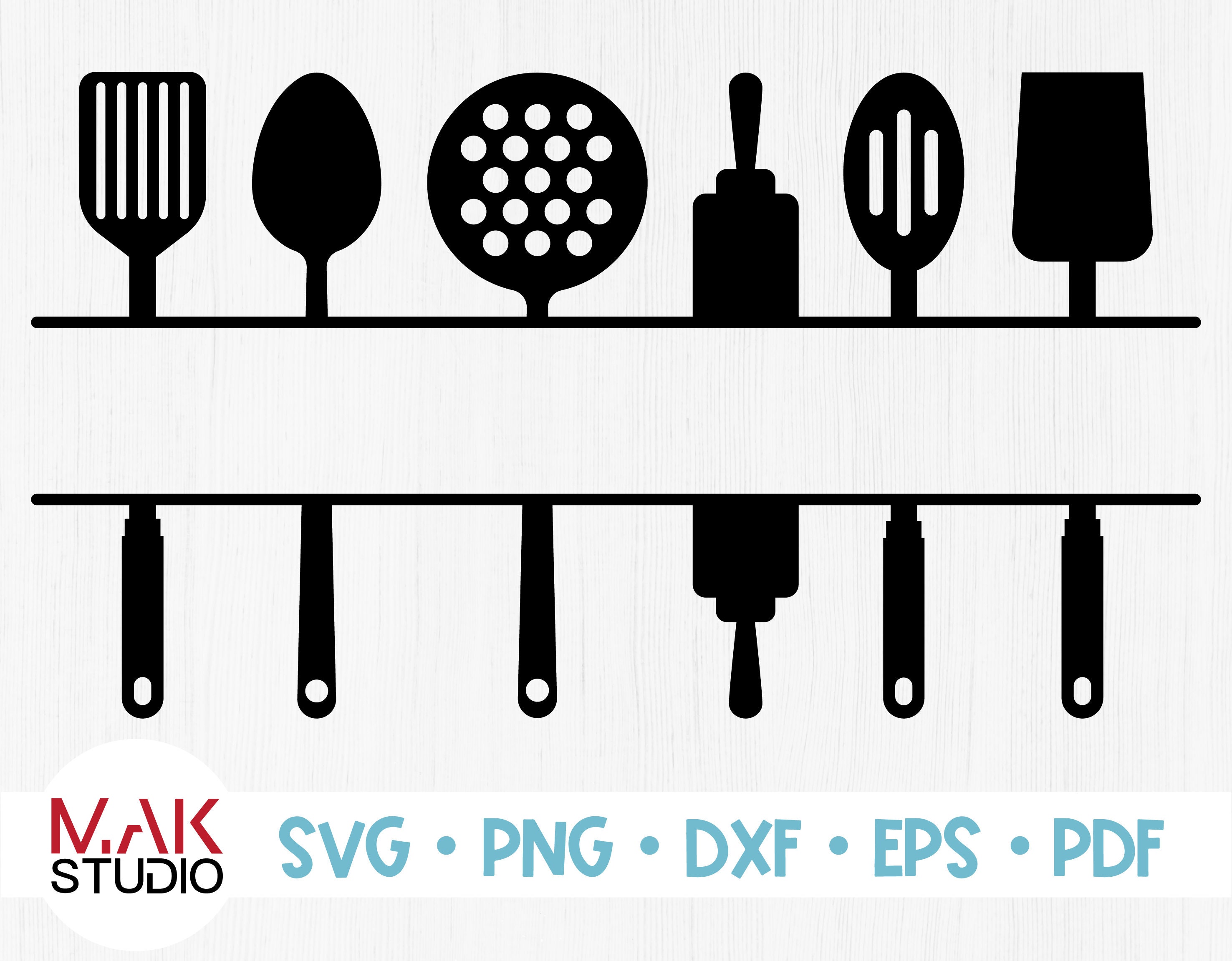 Download Kitchen Svg Kitchen Monogram Svg Kitchen Split Frame Svg Etsy