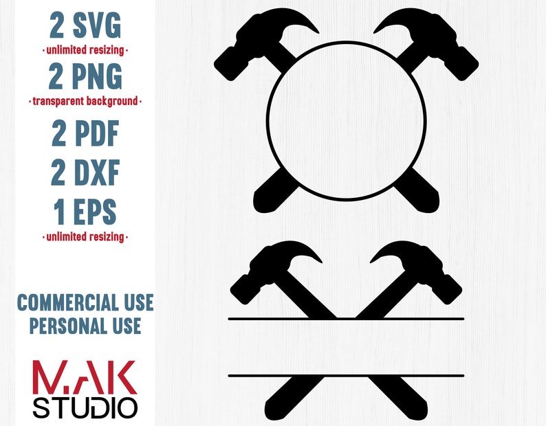 Download Hammer split monogram svg Hammer monogram svg Hammer svg ...