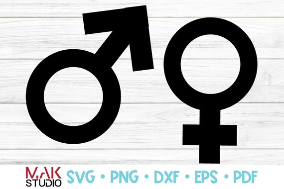 Gender Symbols Svg Gender Symbols Svg File Male Svg Female Svg Etsy