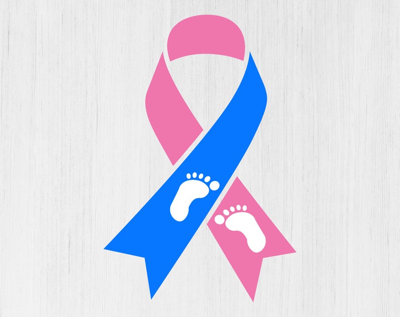 Download Pregnancy and infant loss awareness ribbon svg Pregnancy ...