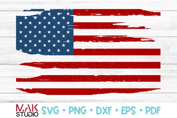 Download American Flag Svg Us Flag Svg Usa Flag Clipart American Flag Etsy