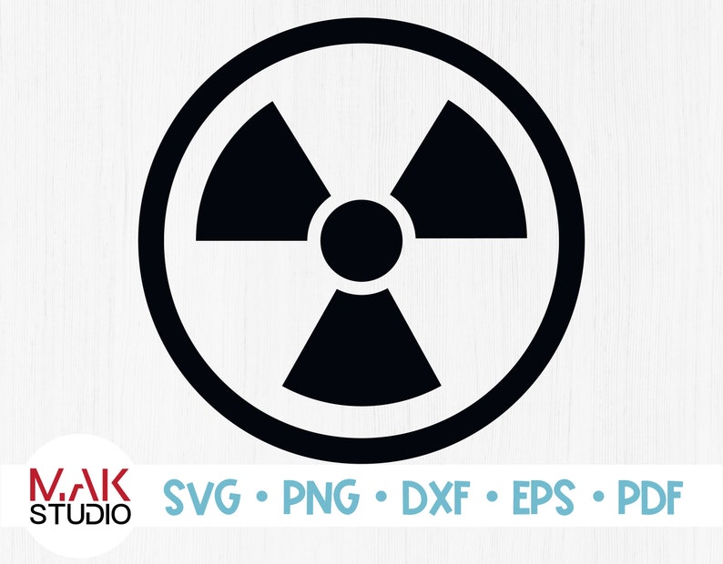 Radioactive svg Radiation symbol svg Warning sign svg Etsy