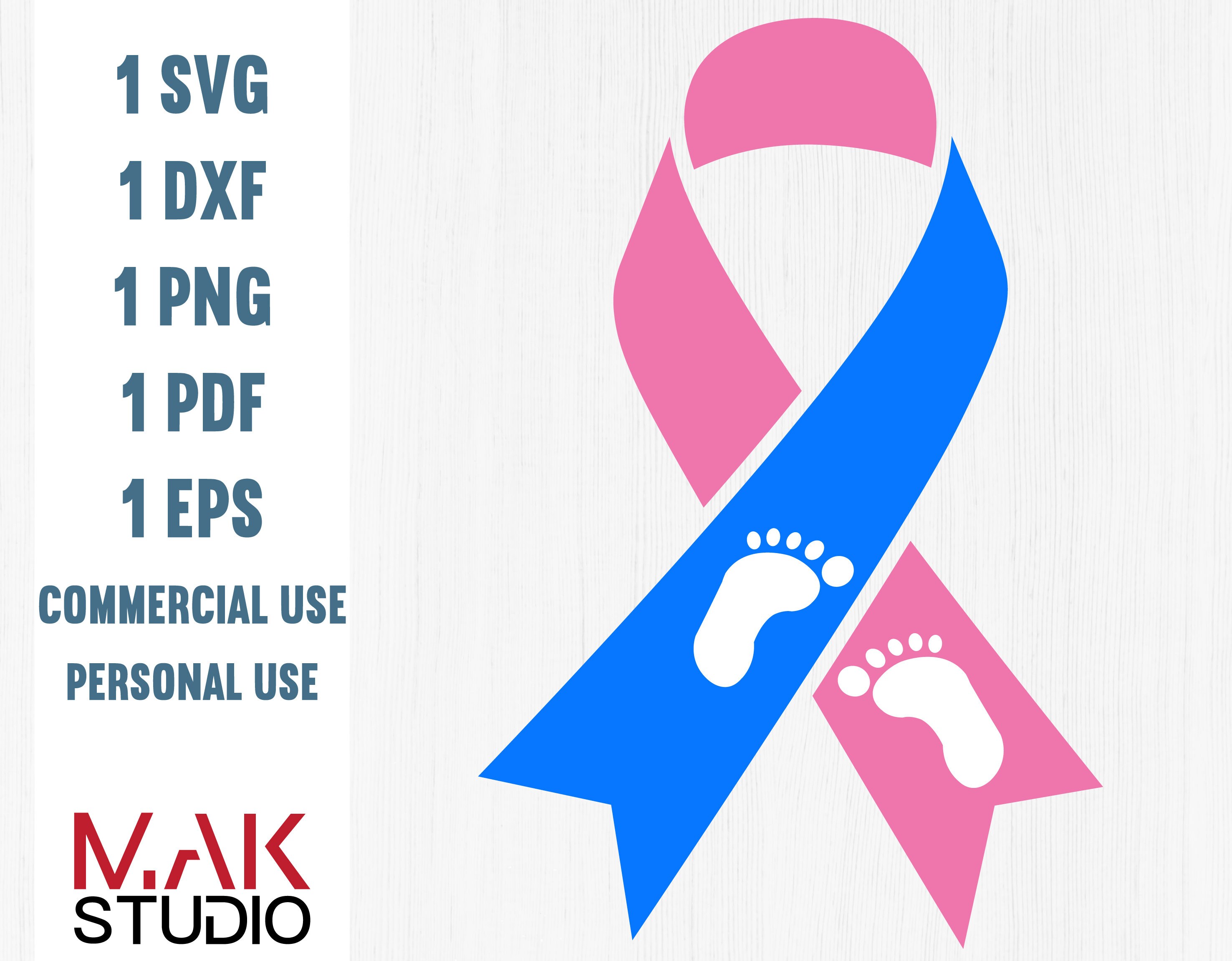 Pregnancy and infant loss awareness ribbon svg Pregnancy and Etsy