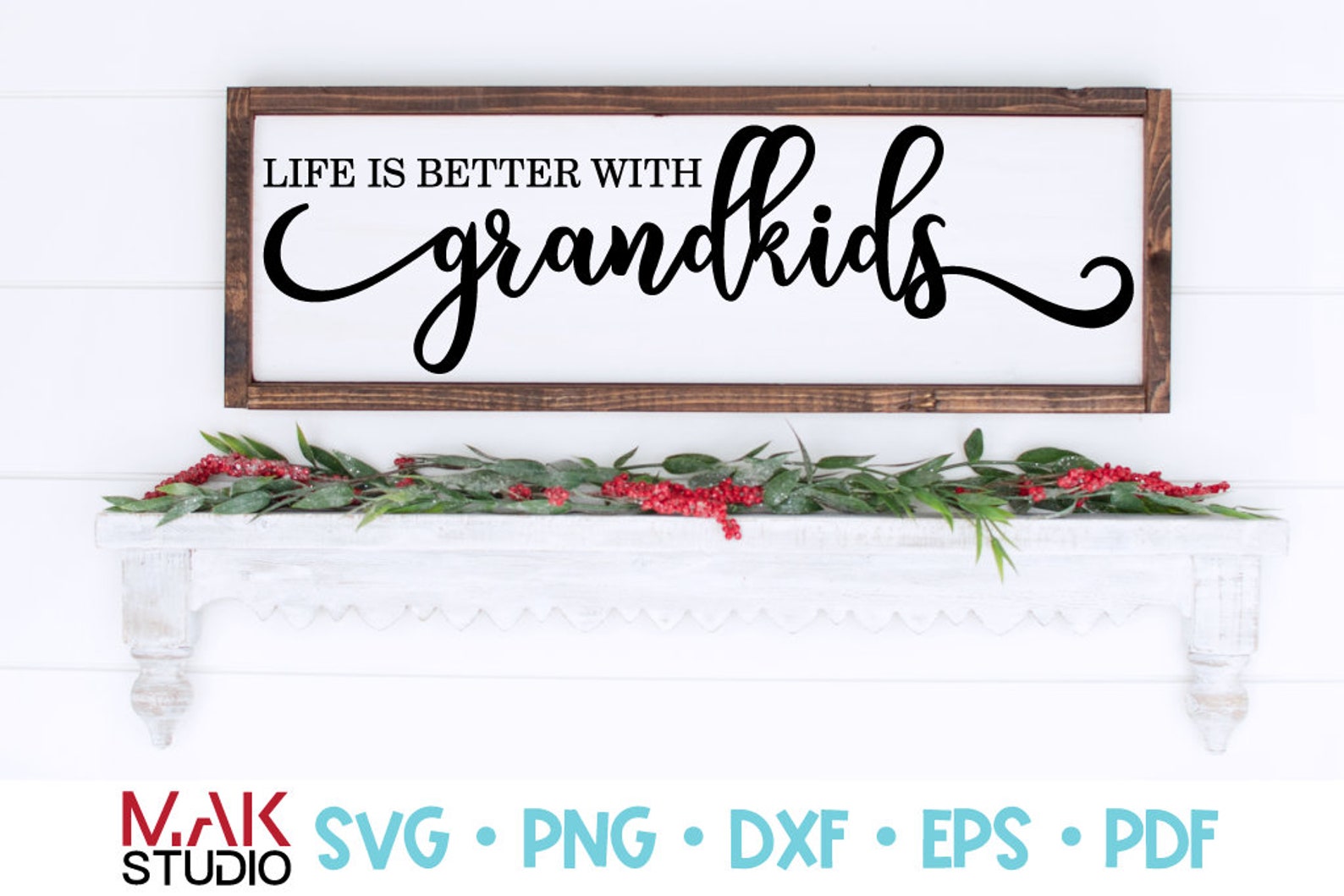 Life is better with grandkids svg Life is better with | Etsy