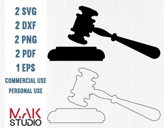 Gavel svg Gavel dxf Gavel vector Gavel eps Gavel clipart Gavel | Etsy