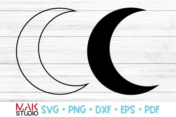 Download Svg Jpeg Dxf Png Pdf Wall Stickers Moon Template Half Moon Svg Moon Svg Floral Moon Svg Moon Cut Files Moon Stencil Svg Crescent Svg Craft Supplies Tools Scrapbooking Trustalchemy Com