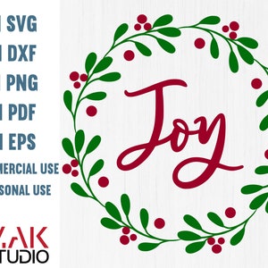 Download Christmas Holly Wreath Svg Cut File For Cricut Silhouette Etsy SVG Cut Files