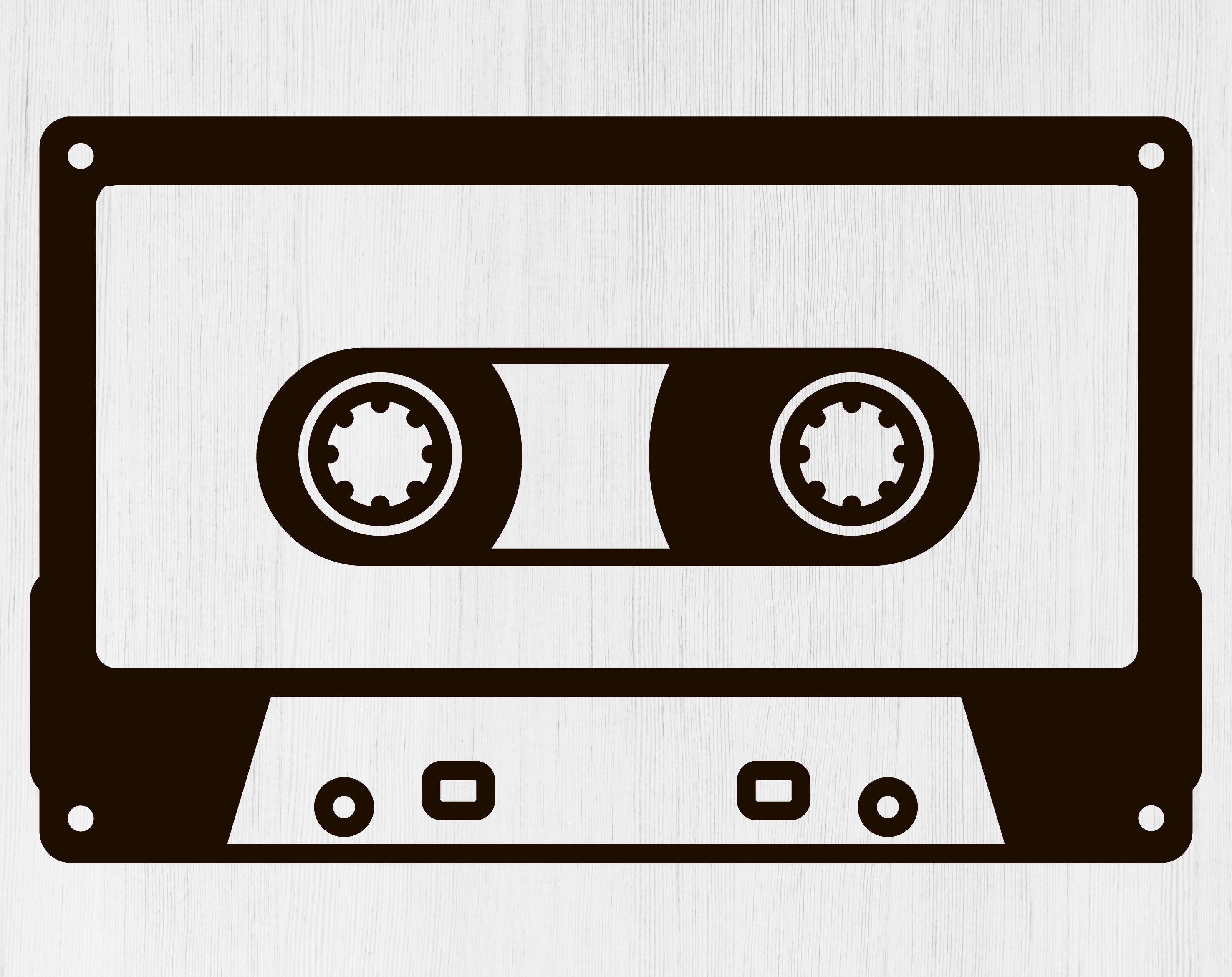 Cassette Svg Cassette Tape Svg Silhouette Music Vecto vrogue.co