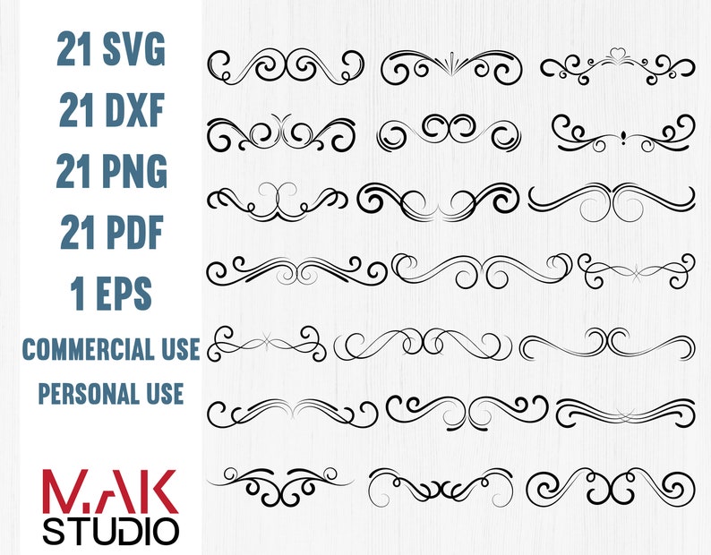 Download Oramental text dividers svg Flourish svg Flourish bundle ...