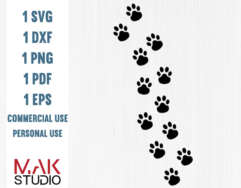 Free Free Paw Print Trail Svg 283 SVG PNG EPS DXF File